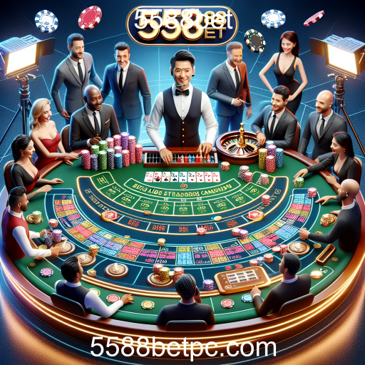 Experiência Imersiva no Cassino Ao Vivo do 5588bet